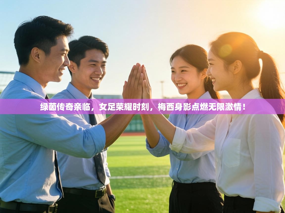 绿茵传奇亲临，女足荣耀时刻，梅西身影点燃无限激情！